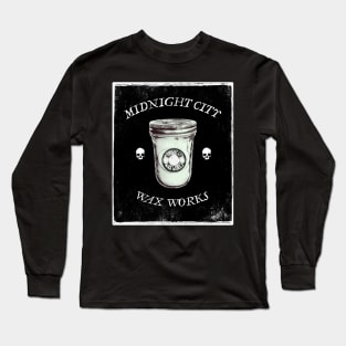 Midnight City Wax Works old timey Long Sleeve T-Shirt